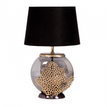 Лампа настольная плафон чёрный d26,5*32,7см