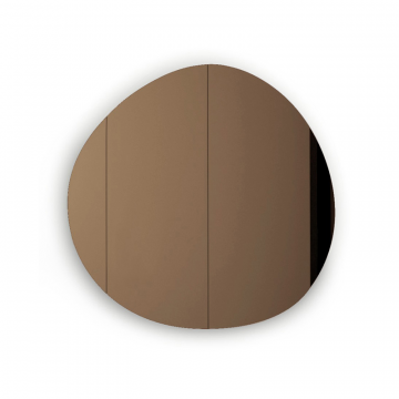 Криволинейное зеркало Crooked-1 цвета Бронза