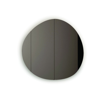 Криволинейное зеркало Crooked-1 цвета Графит