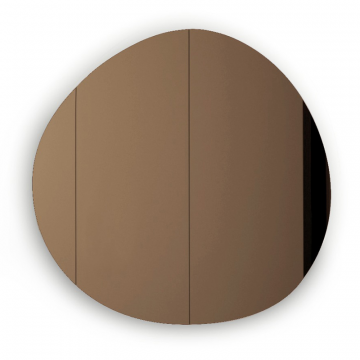 Криволинейное зеркало Crooked-2 цвета Бронза