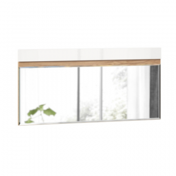 Зеркало настенное 1200 Фиджи (Дуб Золотой/Белый)