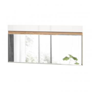 Зеркало настенное 1200 Фиджи (Дуб Золотой/Белый)