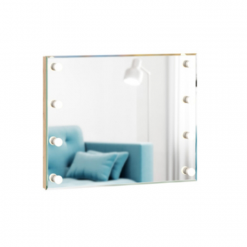 Зеркало настенное с подсветкой Норд (Дуб Золотой)