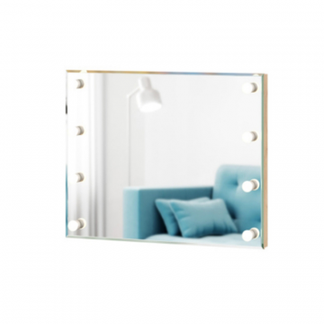 Зеркало настенное с подсветкой Норд (Дуб Золотой)