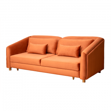 Диван Trevi 230М(К) трехм раскл с кантом терракотовый Colt006 232*103*88см