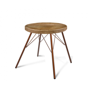 Стул SHT-ST16/S37 Дуб брашированный/медный