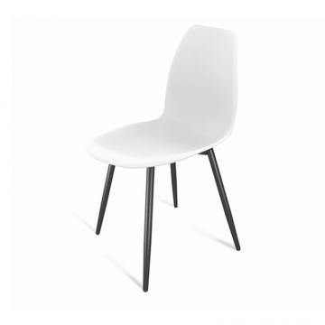 Стул SHT-ST29/S95-1 Белый/черный муар