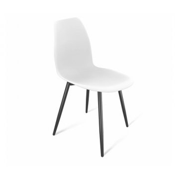 Стул SHT-ST29/S95-1 Белый/черный муар