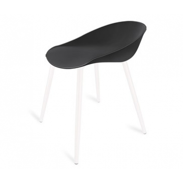 Стул SHT-ST19/S95-1 Черный/белый муар