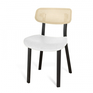 Стул SHT-S85 Бежевый/белый/черный