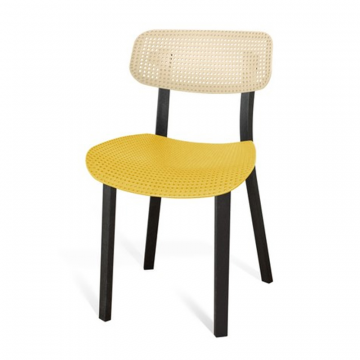 Стул SHT-S85 Бежевый/желтый/черный