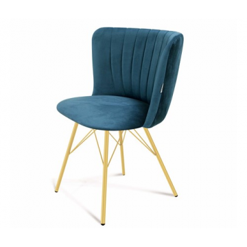 Стул SHT-ST36-1/S37 Тихий океан/золото