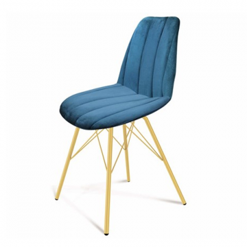 Стул SHT-ST29-C1/S37 Морская глубина/золото