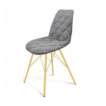 Стул SHT-ST29-С20/S37 Серый туман/золото