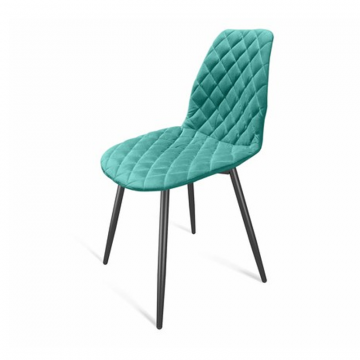 Стул SHT-ST29-С12/S95-1 Голубая лагуна/черный муар