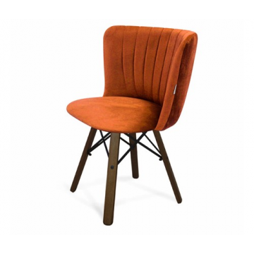 Стул SHT-ST36-1/S70 Песчаная буря/темный орех/черный муар