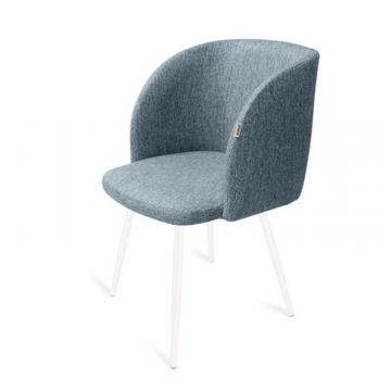 Стул SHT-ST33/S95-1 Синий лед/белый муар