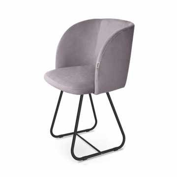 Стул SHT-ST33/S38 Сиреневая орхидея/черный муар