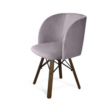 Стул SHT-ST33/S70 Сиреневая орхидея/темный орех/черный