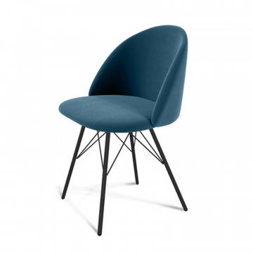 Стул SHT-ST35/S37 Тихий океан/черный муар