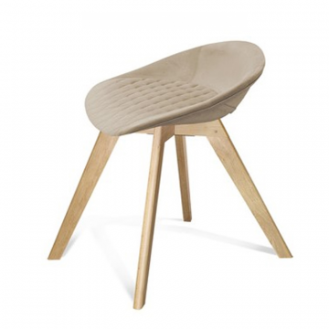 Стул SHT-ST19-SF2/S39 Ванильный крем/прозрачный лак