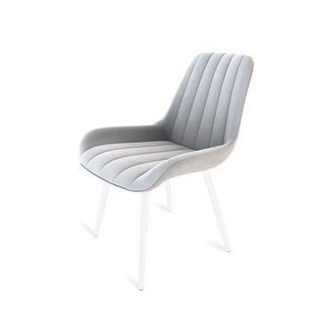 Стул SHT-ST37/S95-1 Серое облако/белый муар