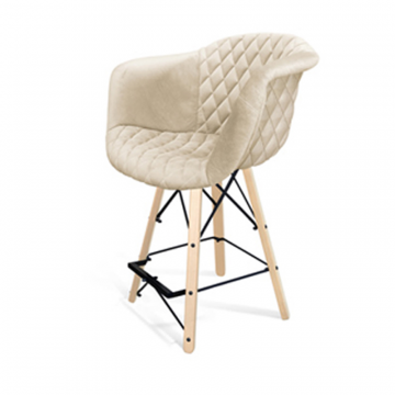 Стул полубарный SHT-ST31-C4/S80-1 Кремовый