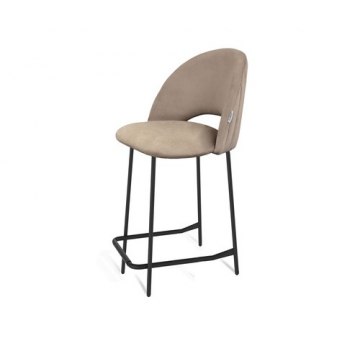 Стул полубарный SHT-ST34-1/S29-1 Латте/черный муар