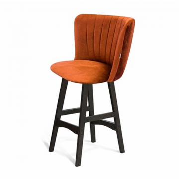 Стул полубарный SHT-ST36-1/S65-1 Песчаная буря/венге