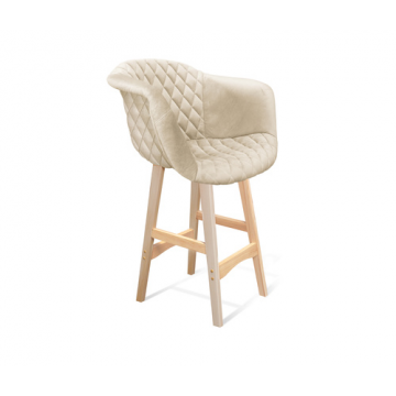 Стул полубарный SHT-ST31-C4/S65-1 Кремовый