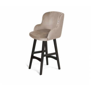Стул полубарный SHT-ST39/S65-1 Латте/венге