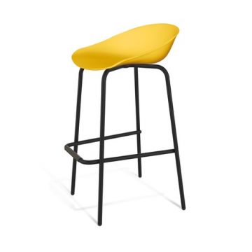 Стул барный SHT-ST19/S29 Желтый/черный муар