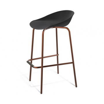 Стул барный SHT-ST19/S29 Черный/медный металлик