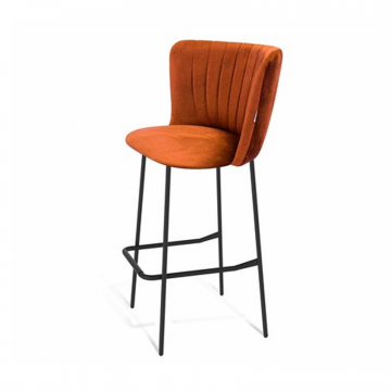 Стул барный SHT-ST36-1/S29 Песчаная буря/черный муар