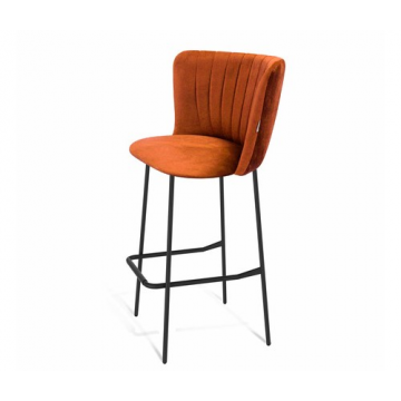 Стул барный SHT-ST36-1/S29 Песчаная буря/черный муар