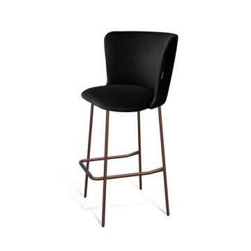 Стул барный SHT-ST36/S29 Ночное затмение/медный металлик