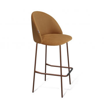 Стул барный SHT-ST35/S29 Горчичный