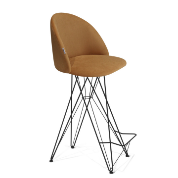 Стул барный SHT-ST35/S66 Горчичный