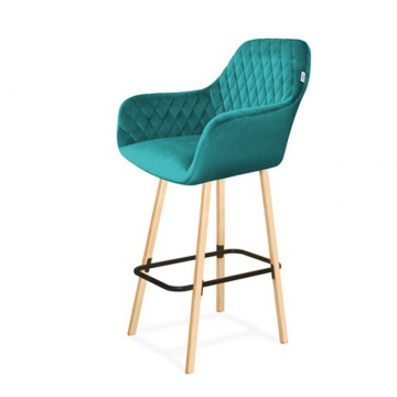 Стул барный SHT-ST38/S94 Альпийский бирюзовый