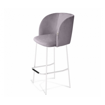 Стул барный SHT-ST33/S29 Сиреневая орхидея/белый муар