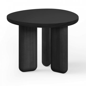 Стол журнальный Crooked черного цвета высокий