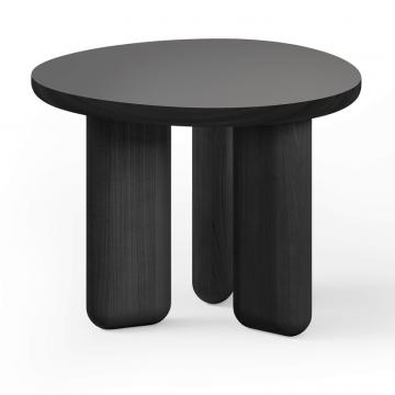 Стол журнальный Crooked темно-серого цвета высокий