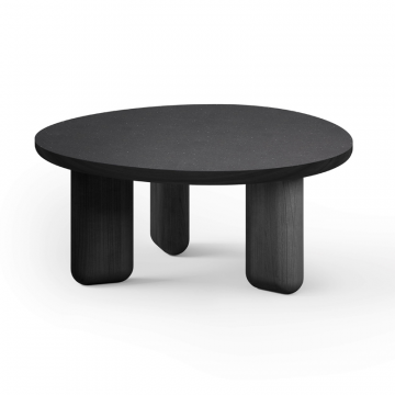 Стол журнальный Crooked цвета асфальт низкий