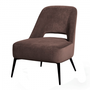 Кресло Dante, бархат антрацит 14