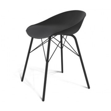 Стул SHT-ST19/S64 Черный/черный муар