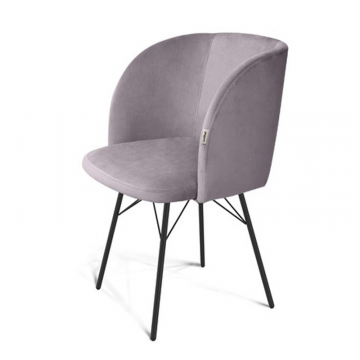 Стул SHT-ST33/S64 Сиреневая орхидея/черный муар