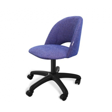 Стул подъемно-поворотный SHT-ST34/S120 Синий мираж/черный