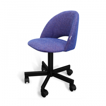 Стул подъемно-поворотный SHT-ST34/S120M Синий мираж