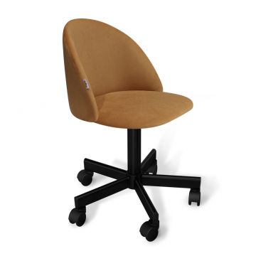 Стул подъемно-поворотный SHT-ST35/S120M Горчичный