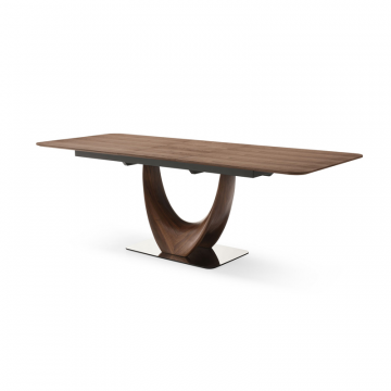 Стол раскладной Rimini 140-170, орех